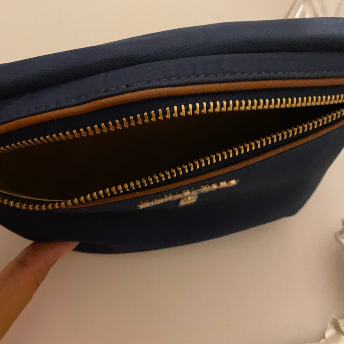 New Michael Kors Navy Fanny pack