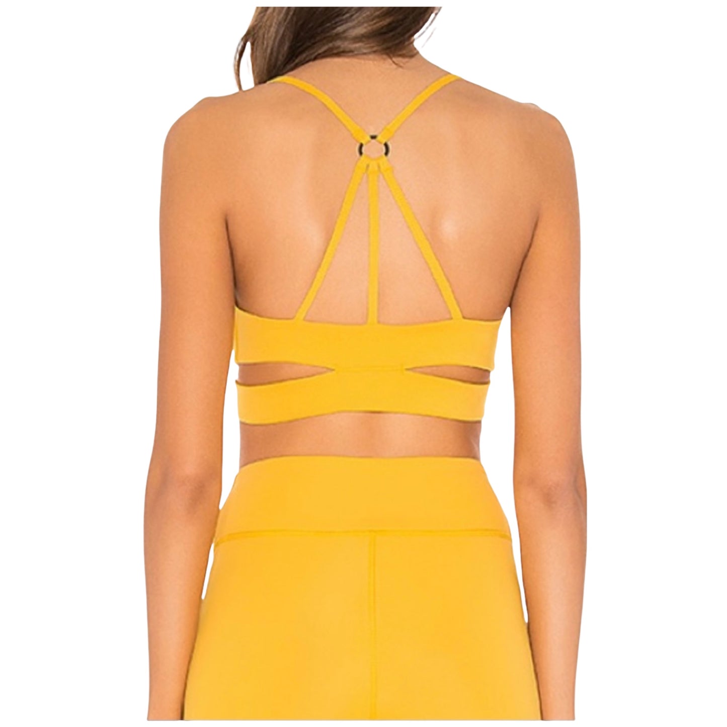 Revolve Lovewave Luka Workout Set in Yellow Size Large