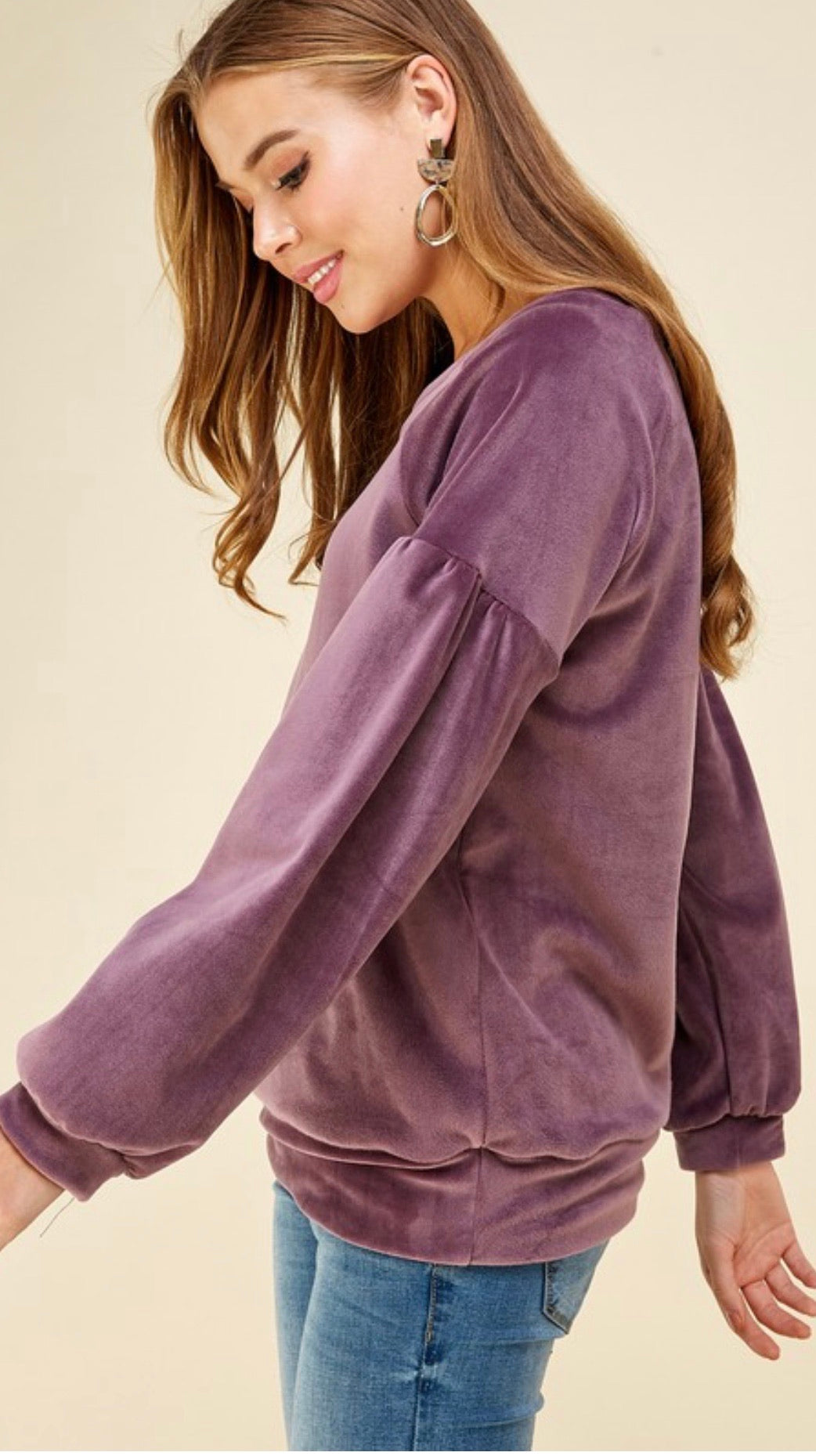 Purple Sweater