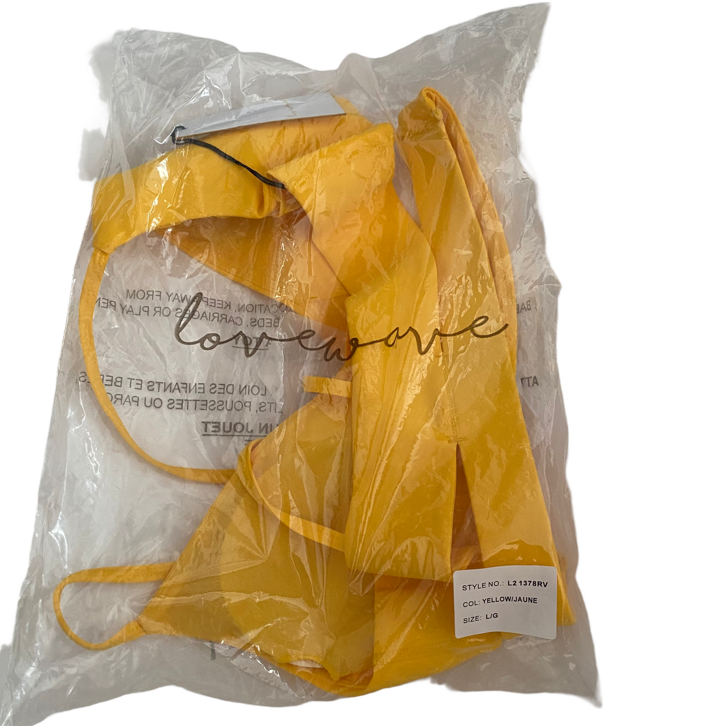 Revolve Lovewave Luka Workout Set in Yellow Size Large