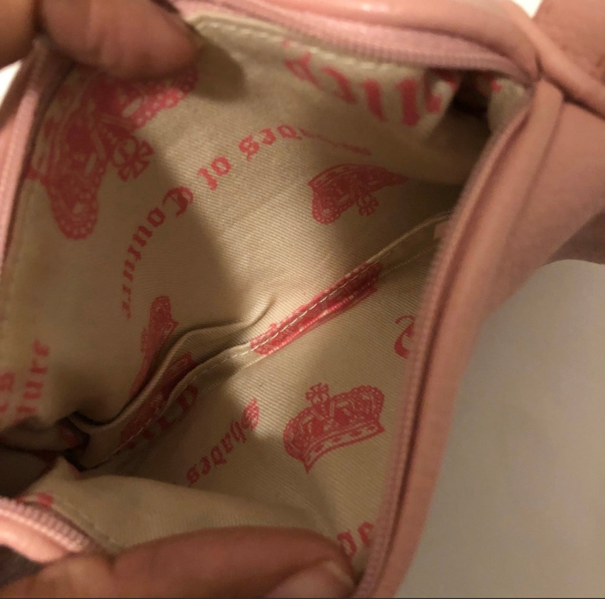 Juicy Couture pink wristlet