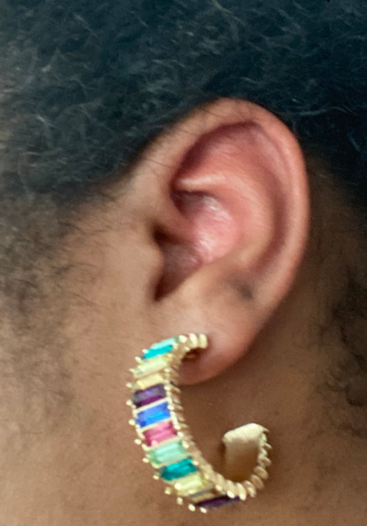 Rainbow earrings