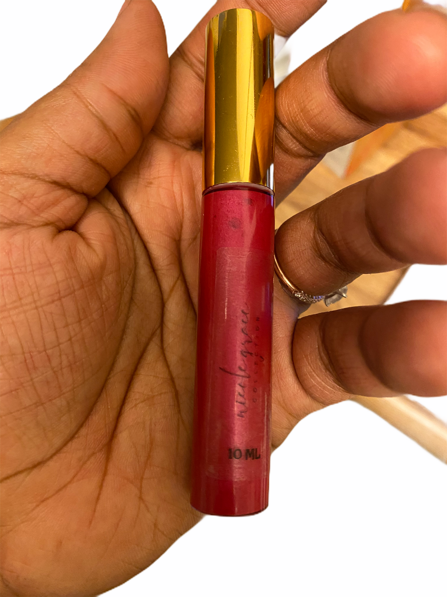 Pink Strawberry Lip Gloss