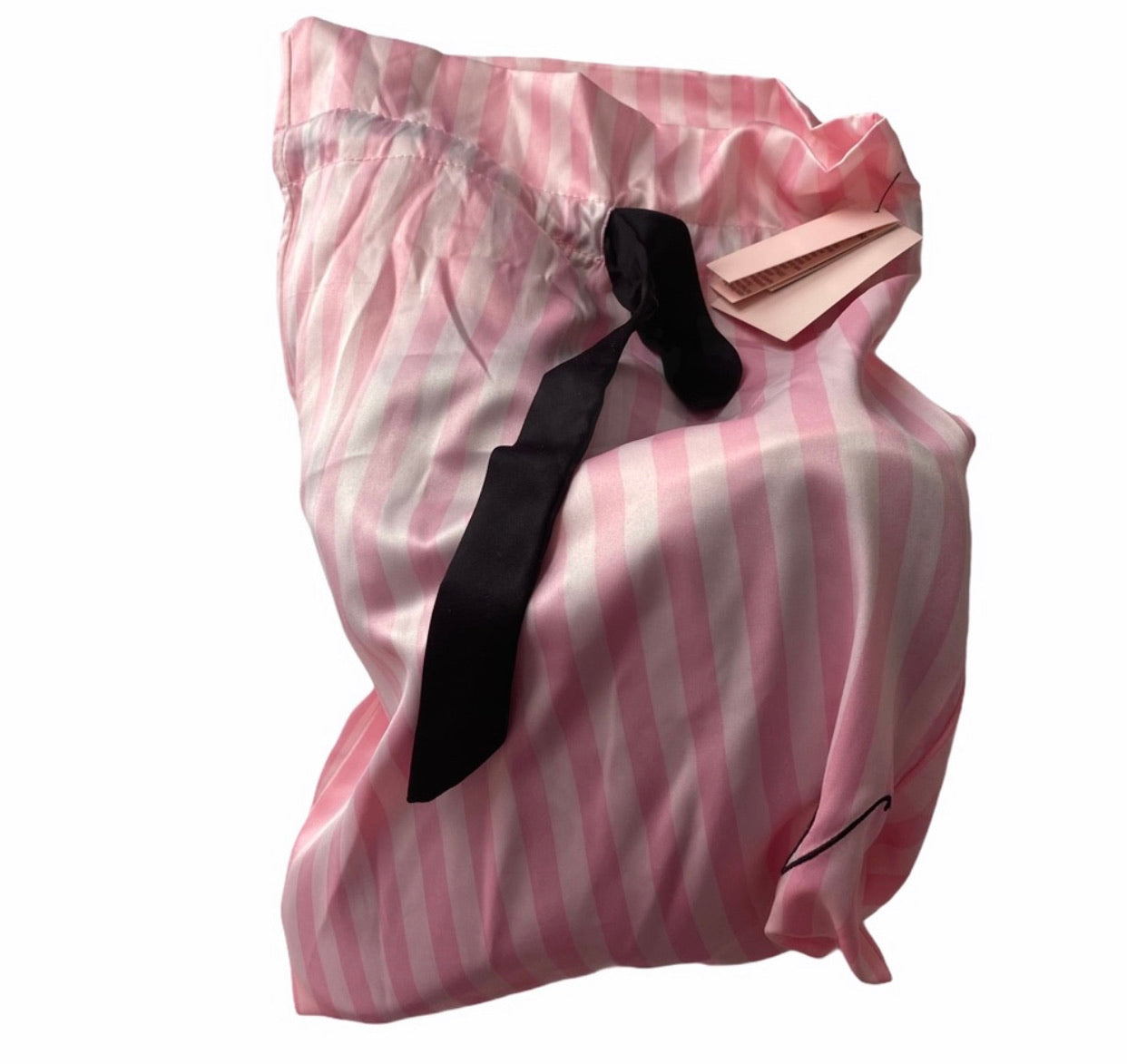 Pink slippers size 7/8 with bag