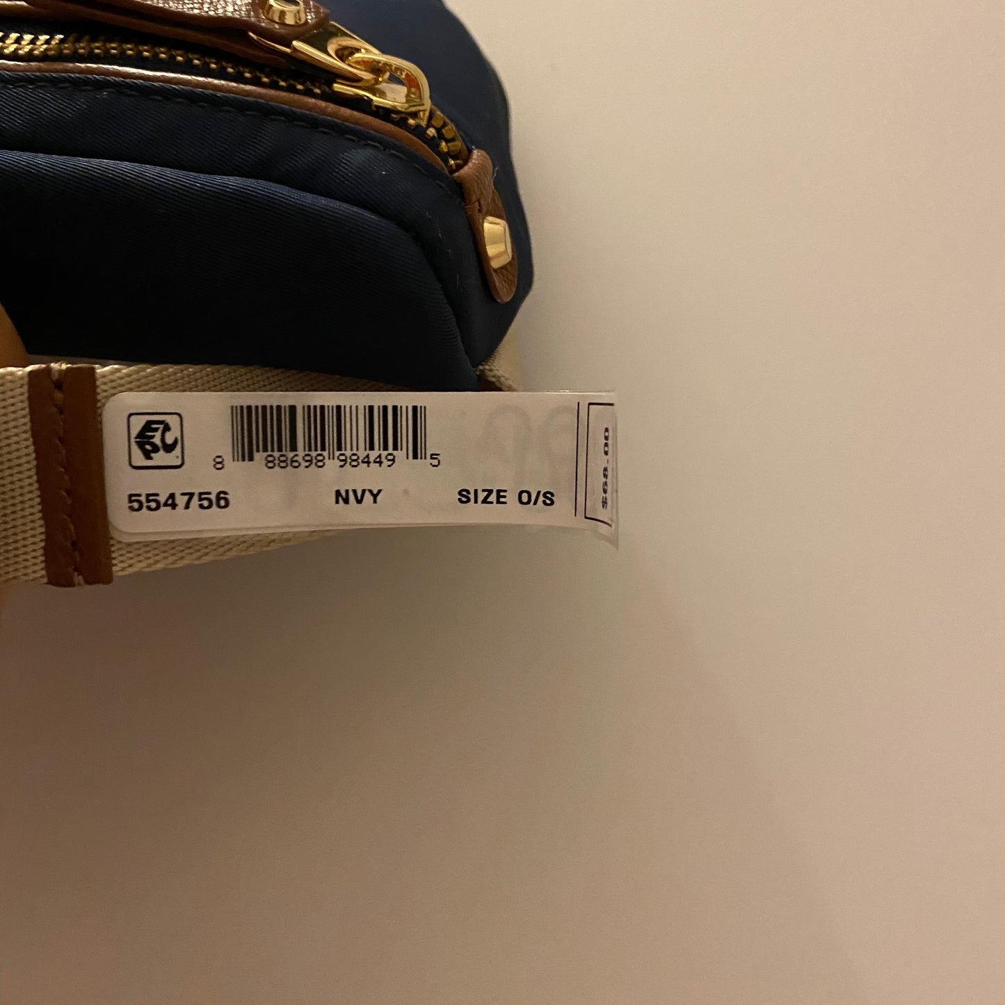New Michael Kors Navy Fanny pack