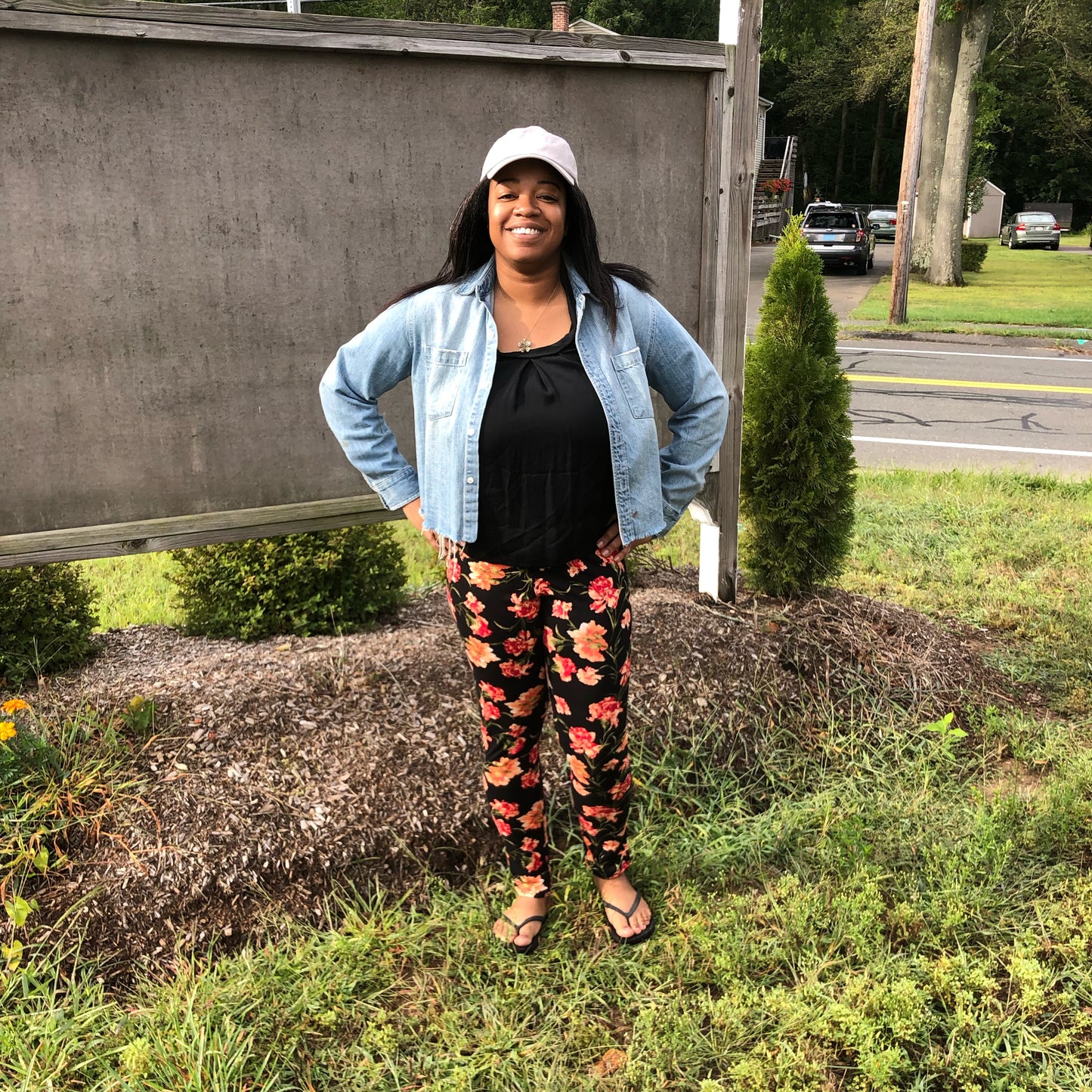 Dark Floral Leggings