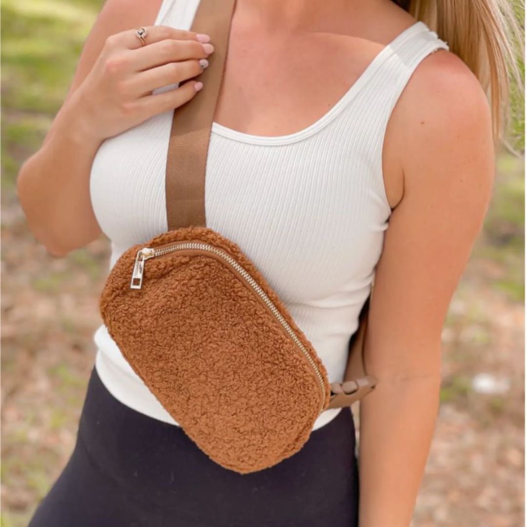 On The Go Sherpa Belt Bag