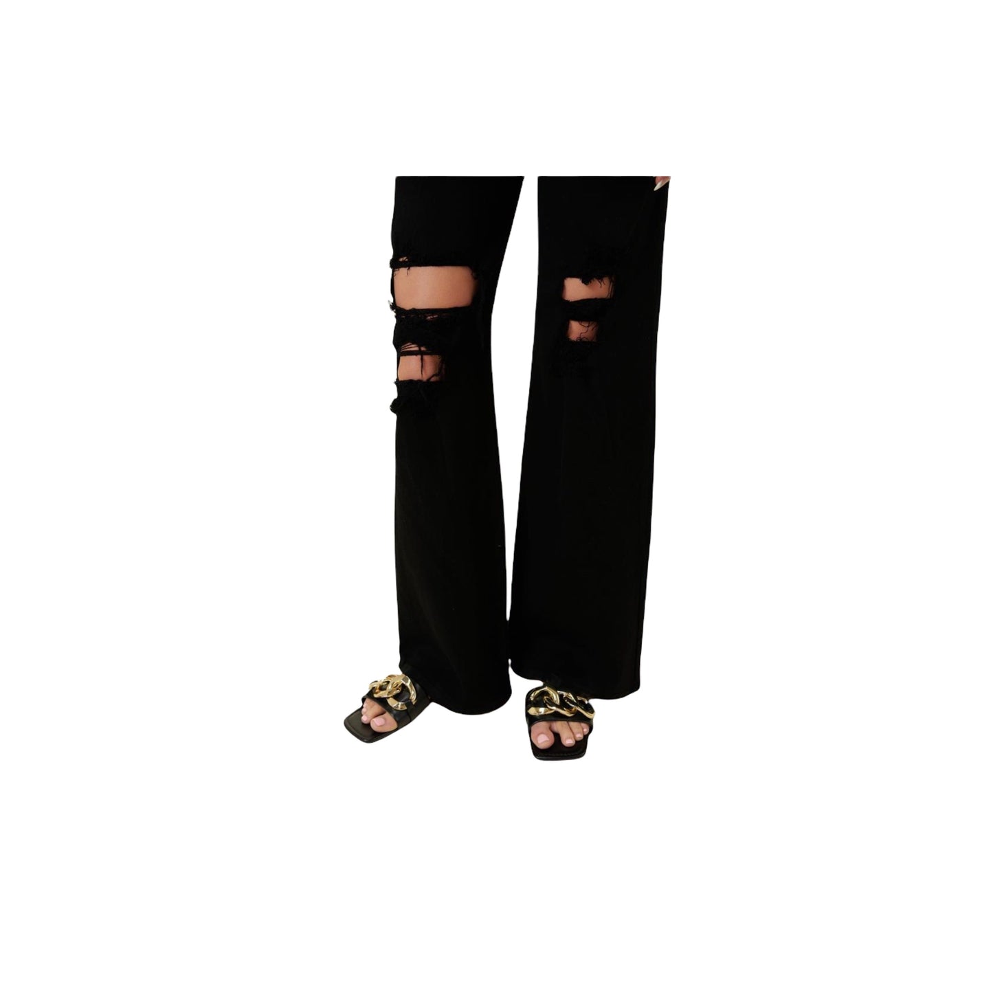 Black Wide Leg Jeans