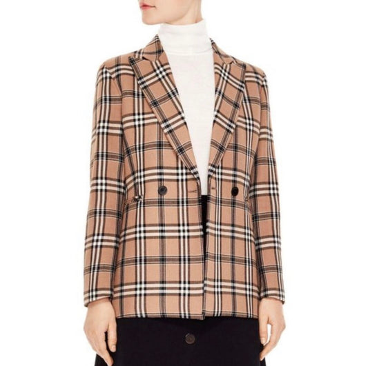 Camel Blazer by Sandro Paris size 38 US EQUIV 8