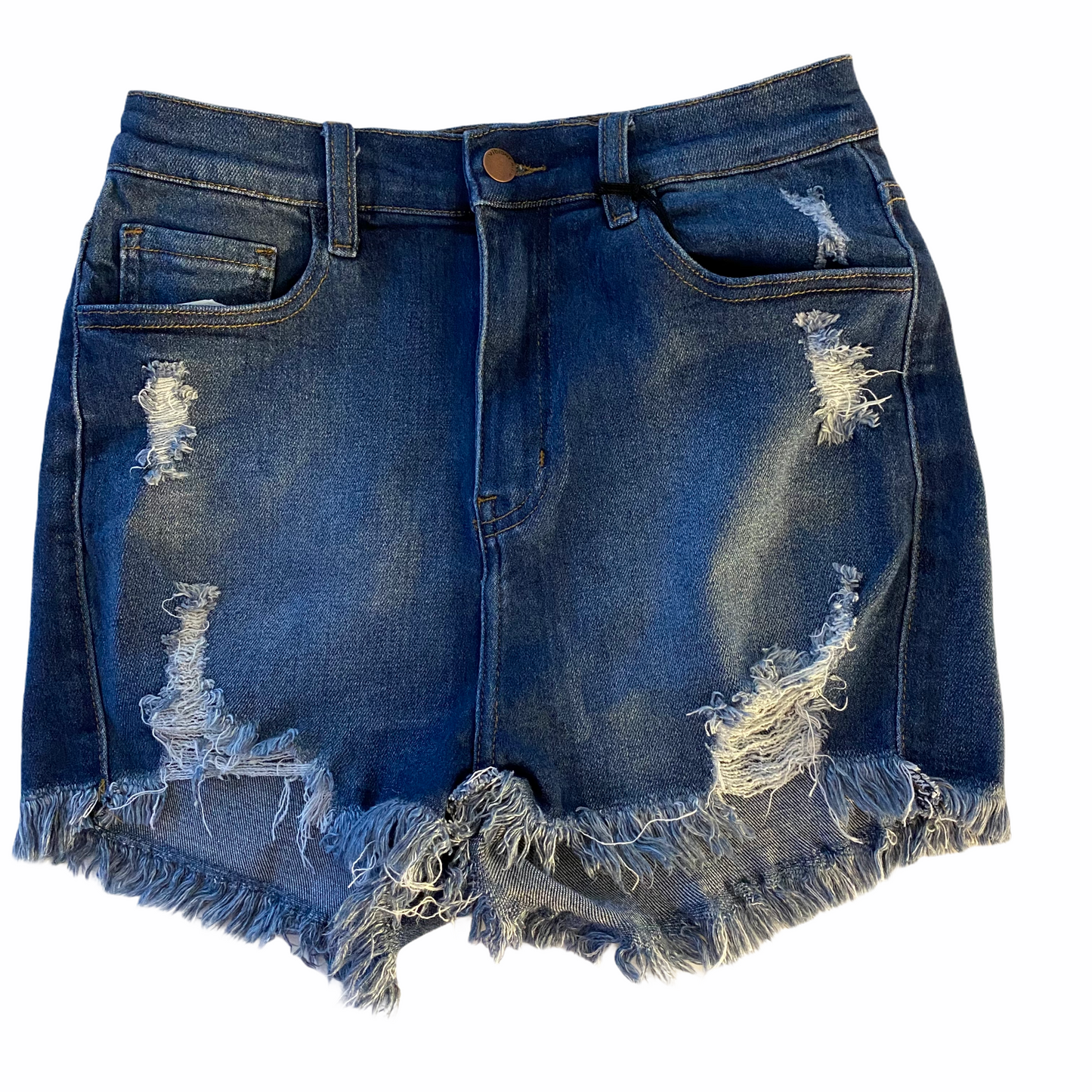 High Rise Jean Shorts