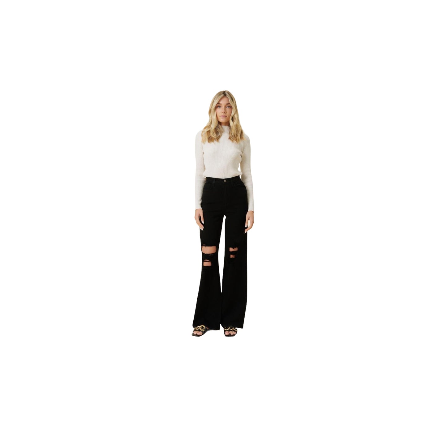 Black Wide Leg Jeans