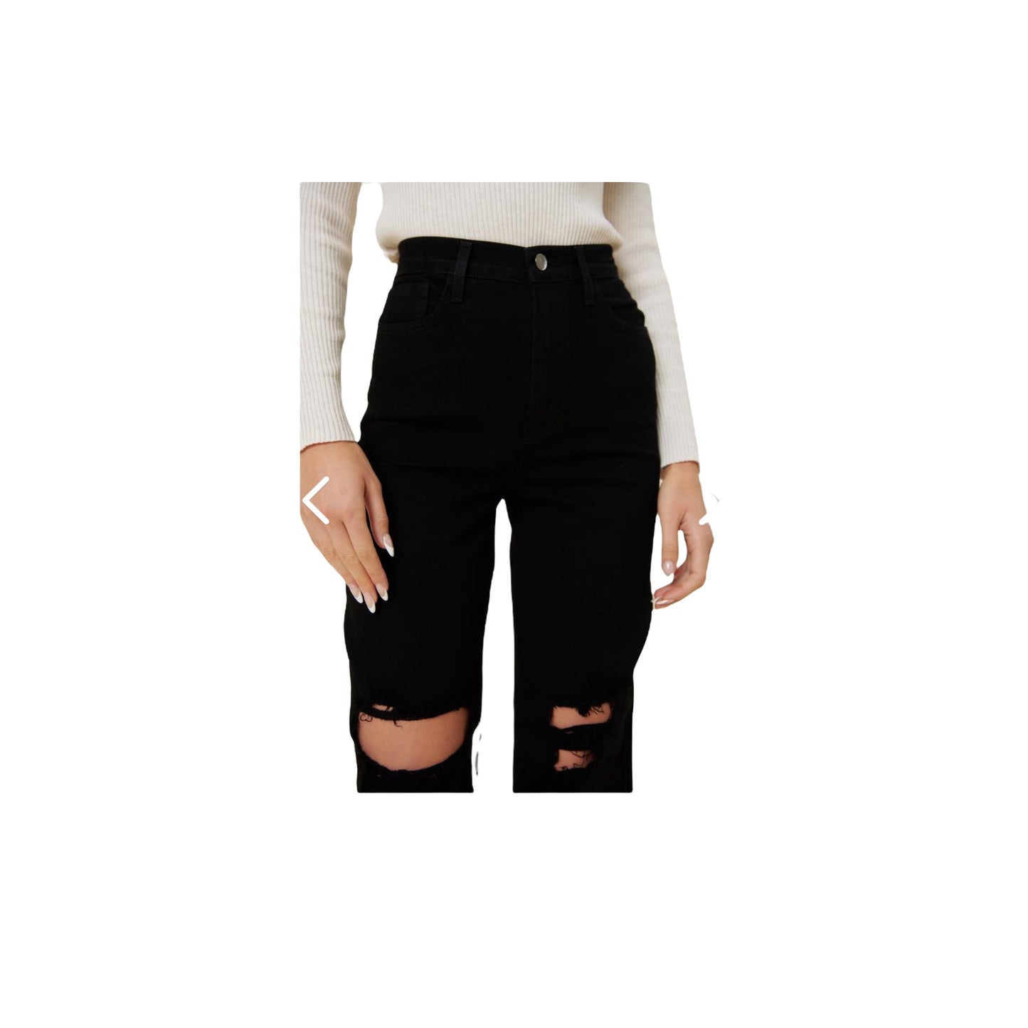 Black Wide Leg Jeans